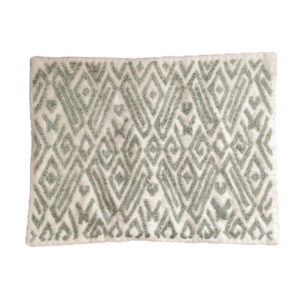 Pottery Barn Beautiful Beaded Pillow Brand New!